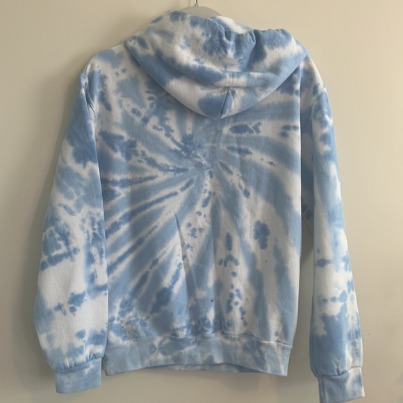 Artist Union Clothing Co Tie Dye Japanese Floral Hooded Sweatshirt Streetwear S - Picture 4 of 6